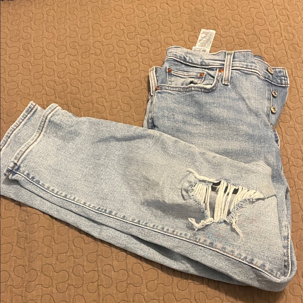 Levi's Light Blue Boyfriend Jeans